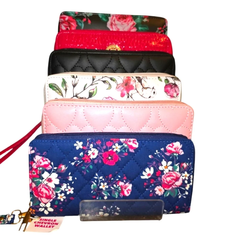 Various NWT Fashion Colorful or Solid Wallets & Wristlets- $10 Each OBO